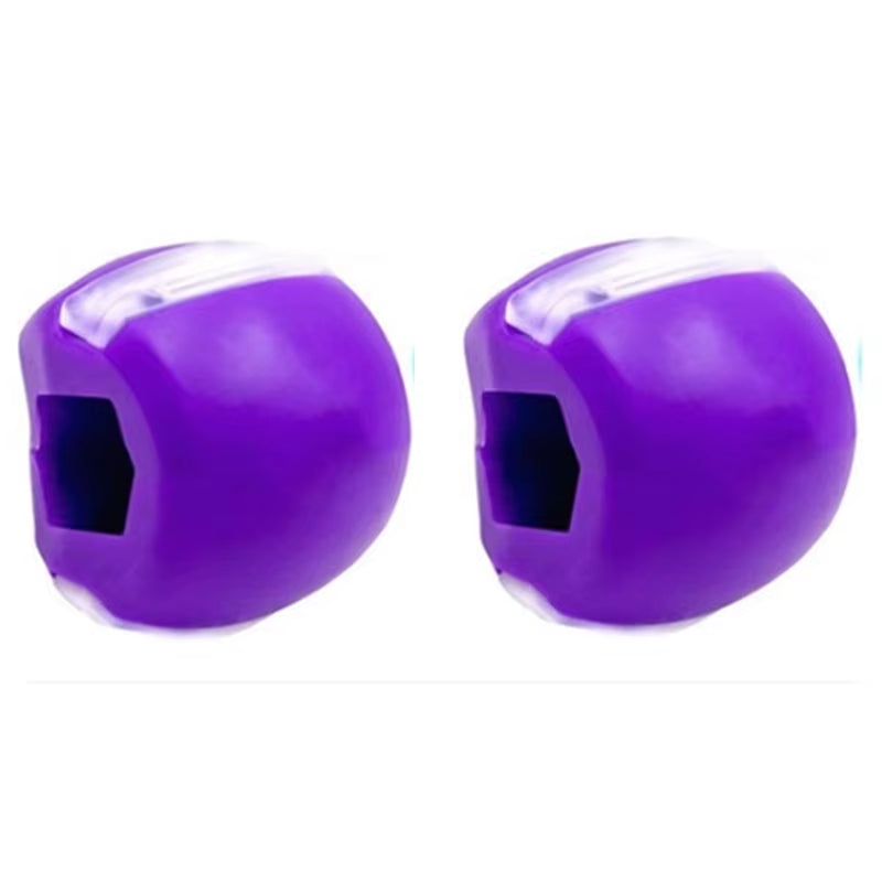 Silica Gel Facial Fitness Ball for Jawline Enhancement and Double Chin Reduction